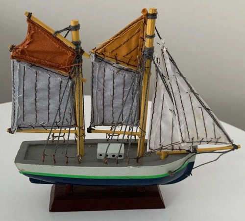 Vintage holz segelboot modell - holz,
