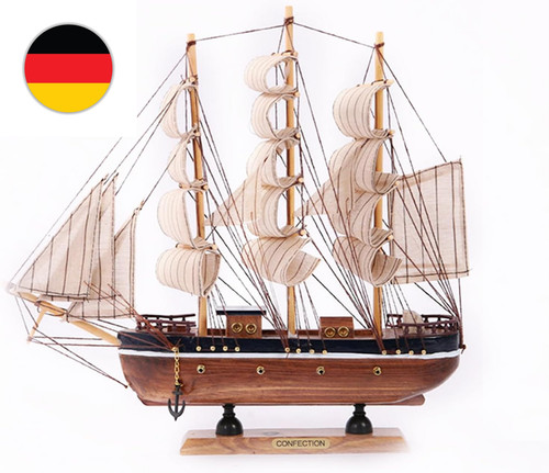 Segelboot deko holz meer - deko,