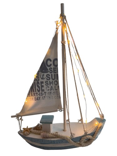Deko maritim holz segelschiff - maritim,
