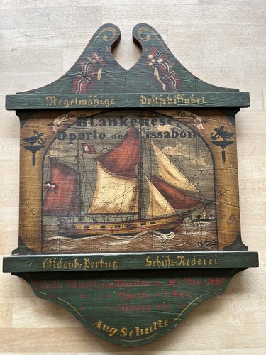 Altes bild holz schild - -,