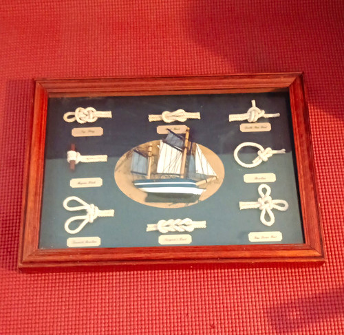 Knotentafel holzrahmen mit - im,