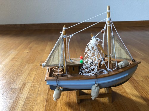 Holz deko schiff fischkutter - holz,