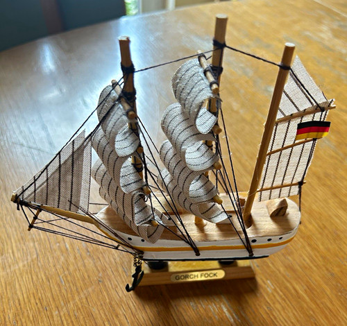 Segelschiff modell gorch fock - segelschiff,