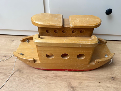 Holzspielzeug boot schiff aus - holzspielzeug, boot/schiff