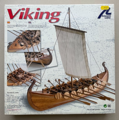 Viking holzmodellschiff - viking,