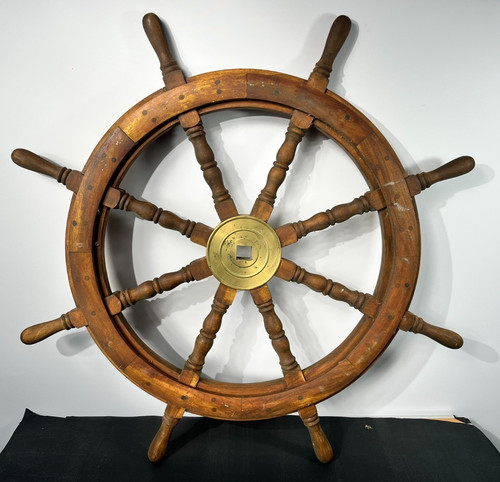 Original schiffs steuerrad - schiffs,