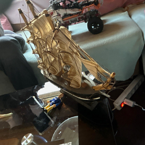 Segelschiff holz standmodell - segelschiff, holz-standmodell