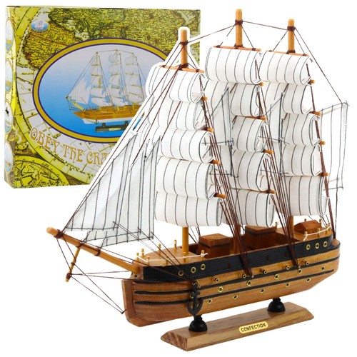Holz segelschiff dreimaster - segelschiff,