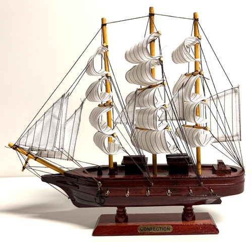 Segelschiff aus holz - segelschiff,