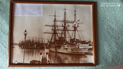 Altes schiffbild von 1907 - ,